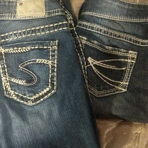 Silver capris & skirt 27